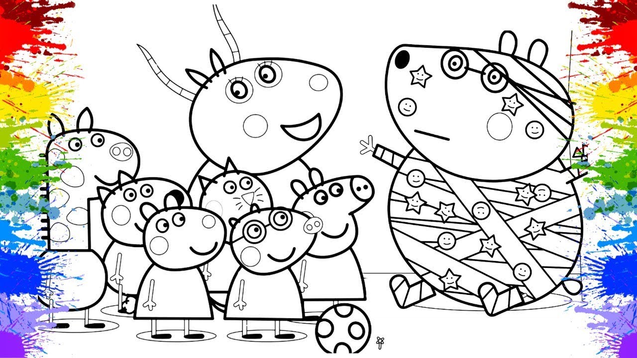 Desenhos de Peppa Pig - A Porquinha Peppa para colorir, jogos de pintar e  imprimir