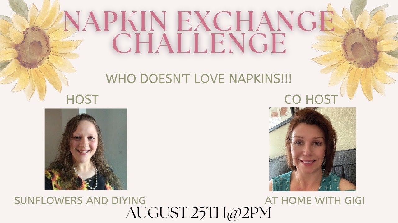 Mystery Napkin Exchange Challenge YouTube