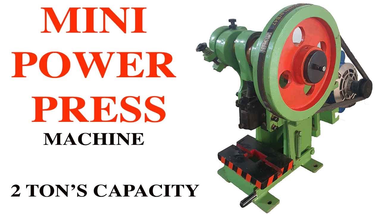 MINI POWER PRESS MACHINE 2 TONS CAPACITY 