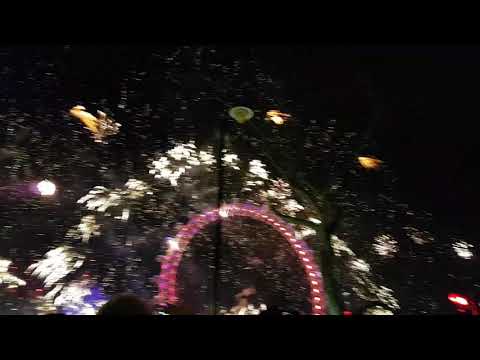 London New Year Fireworks 2018, Adele song