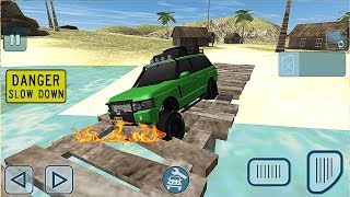 4x4 Offroad Truck Hill Racing - Beach Jeep Car Games - Android Gameplay Video screenshot 1