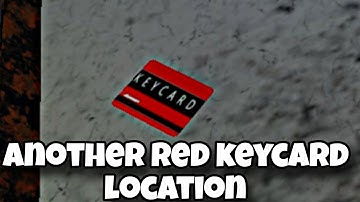 How to Find Another Red Keycard Location in Be a Silly Seal Roblox | Keycard