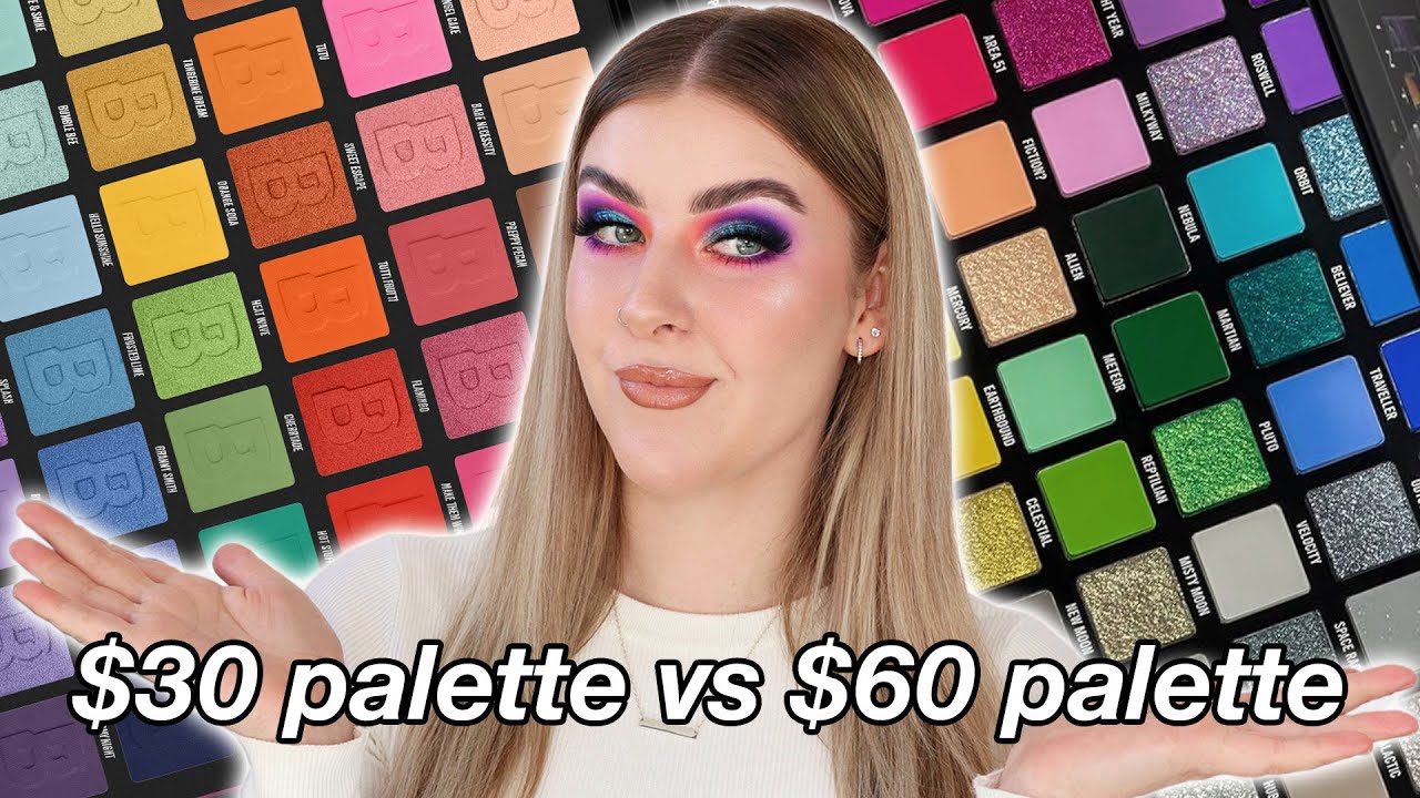 Beauty Bay Bright vs BPerfect Interstellar | Colorful Eyeshadow Tutorial (Affordable vs High-End)