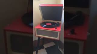 Crosley Dansette Junior Portable Record Player Retro turntable with legs