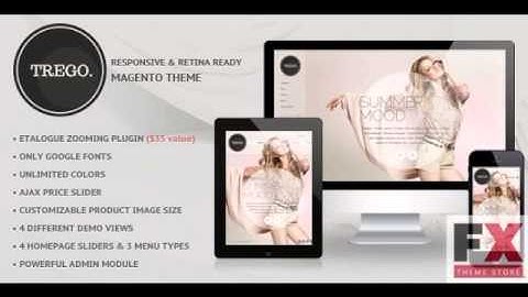 Preview Trego - Responsive Magento Theme Magento