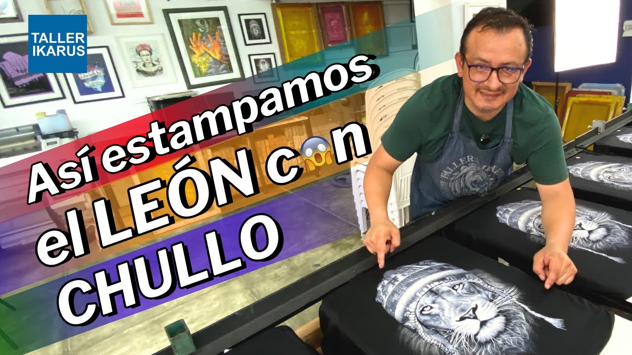 🦁👕 ¡IMPRIMIMOS EL LEÓN CON CHULLO EN TALLER IKARUS! 🎨💣