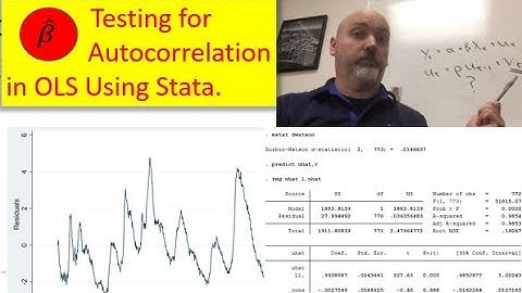 Stata Tutorial: Testing for Autocorrelation Pt. 1
