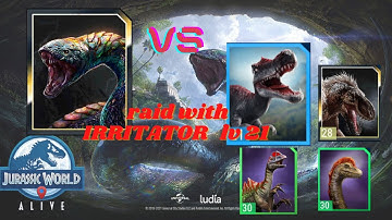 DEFEATED HYDRA BOA with IRRITATOR Level 21+ RAID APEX BOSS JURRASIC WORLD ALIVE (JWA)