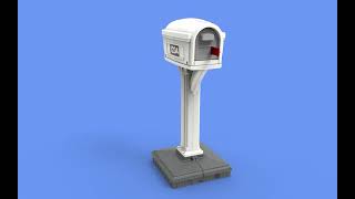 360 View | Dig-Free Easy Up Classic Mailbox - Premium White | American Home by Simplay3