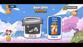Angry Birds Friends Gameplay: Piggy Tower Levels 17-30 + Tournament (3 Starring Levels) (03/31/2022)