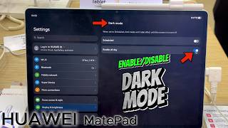 How to Enable or Disable Dark Mode in HUAWEI Matepad screenshot 3