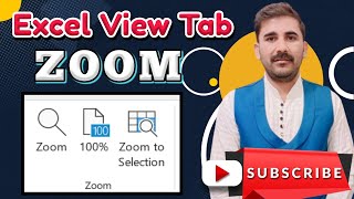 Excel View Tab Zoom ll Microsoft Excel 2021, View tab -Zoom options Uses in Hindi