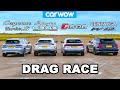 Lamborghini Urus vs Audi RSQ8 vs Bentley Bentayga vs Porsche Cayenne Turbo S: DRAG RACE