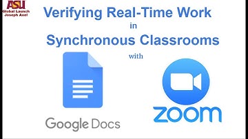 Remote Classroom Use of Google Docs and Zoom
