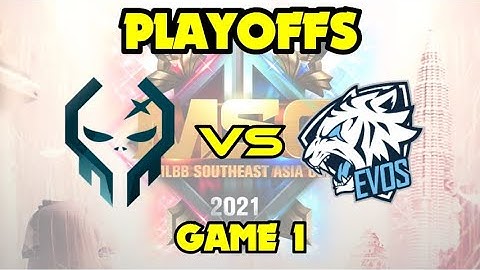 EXECRATION VS EVOS LEGENDS (GAME 1) MSC-2021 LOWER BRACKET FINALS