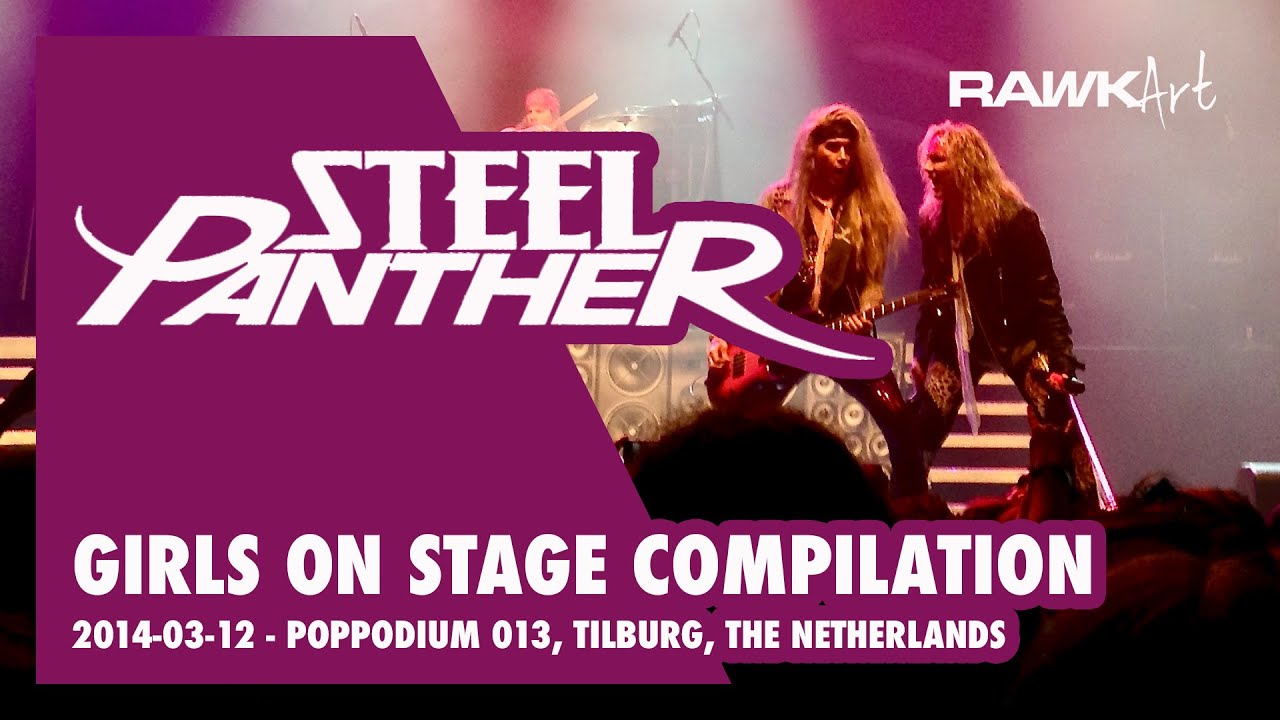 Steel Panther Girls on Stage Compilation 20140312 Poppodium 013