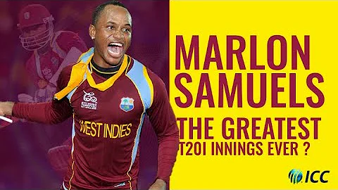 Greatest T20I innings ever? | Marlon Samuels in th...