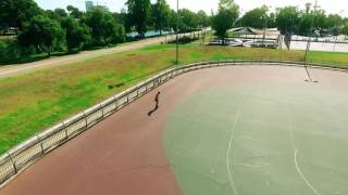 Dji Phantom 4 Roller Man Active Tracking Функция Слежения За Объектом На Квадрокоптере