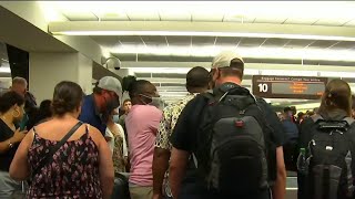 Hours of delays for Frontier passengers at Orlando International Airport