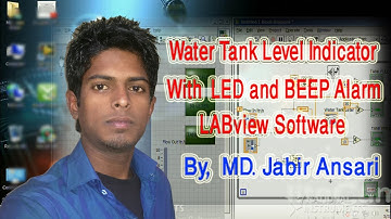 Water Tank Level Indicator, By, Md  Jabir Ansari #LABVIEW#