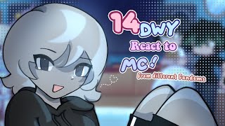 14dwy REACTS TO mc from different fandoms! || 14dwy ||  ˗ˋˏ ♡ ˎˊ˗ || tfc, tkatb, homi, broken colors