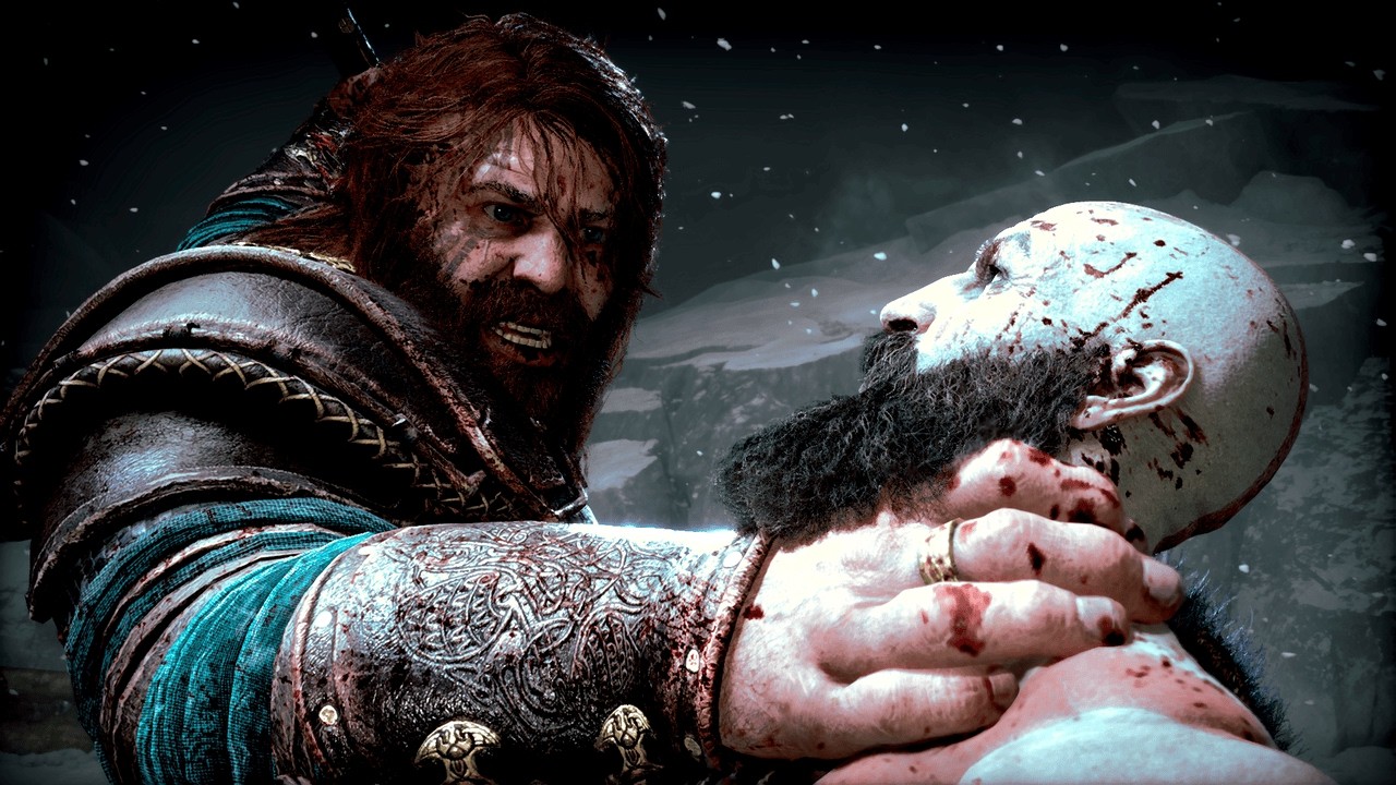 KRATOS VS THOR FIRST FIGHT!!! GOD OF WAR RAGNAROK