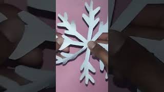 #diy paper craft snow flake ❄️ ||  #please_subscribe_my_channel
