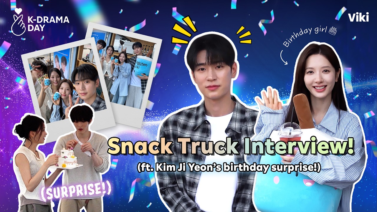 Snack Truck Interview with the cast of "Dive Into You" 🩵 | Watch Now on Viki!