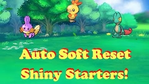ORAS Auto Soft Reset for Shiny Starters