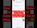 How to turn on Show when Muted in Automatic Subtitles in IPhone 11pro max📲✅ #iphone #11promax