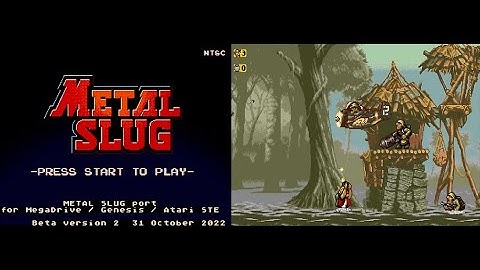 Metal Slug (Port) Genesis - Gameplay (Beta 2)