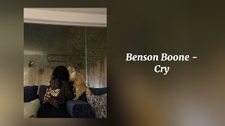 Cry - Benson Boone (Sped Up) Resimi