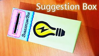 DIY suggestion box / How to recycle an old shoes box /making a suggestion box out of a shoes box.