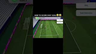 How to score easy goal in efootball 🤣🤣 #efootball #pes #virslshorts #shortvideo