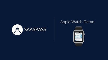 SAASPASS Apple Watch Demo
