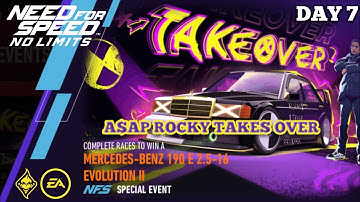 Takeover (Day 7 - A$AP ROCKY Takes Over) Mercedes-Benz 190 E 2.5-16 Evolution II - NFS: No Limits
