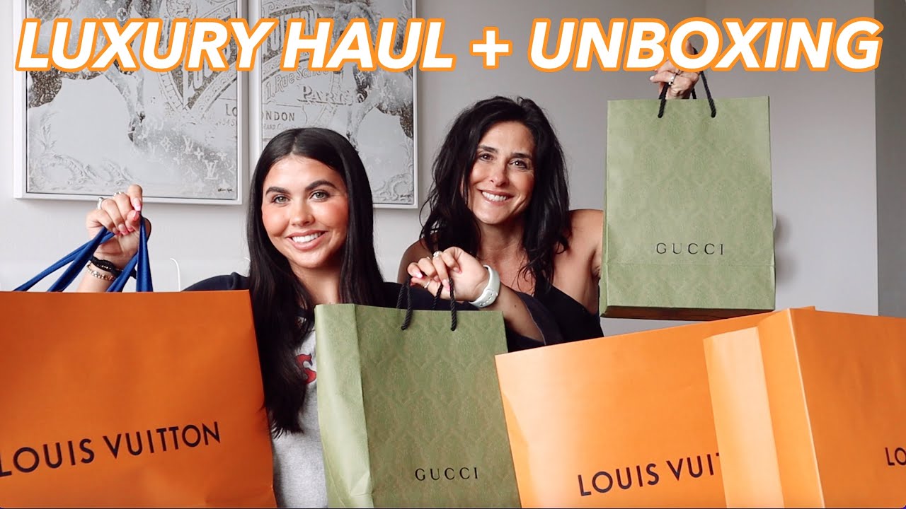 LUXURY HAUL UNBOXING - LOUIS VUITTON - DIOR - GUCCI 