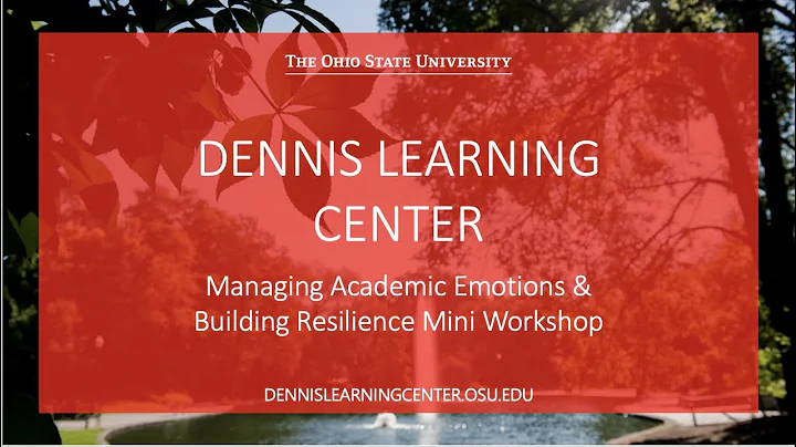 Stress Less: Managing Academic Emotions & Building...