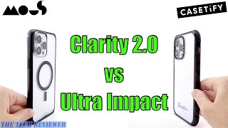 Mous Clarity 2.0 vs CASETiFY Ultra Impact: Two Super Protective Clear Cases for iPhone 14 Pro Max!