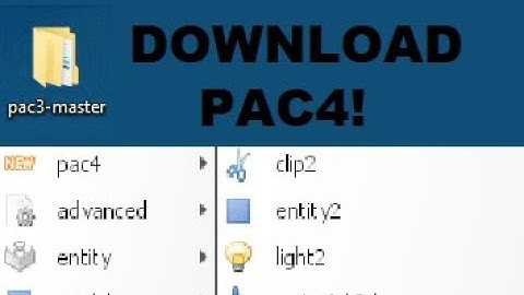 How to get Pac4 in GarrysMod | Download Pac4/Experimental