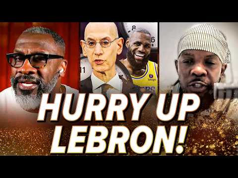 Unc & Iso Joe REACT as Adam Silver Wants LeBron James to HURRY UP & Make His DECISION! | Nightcap