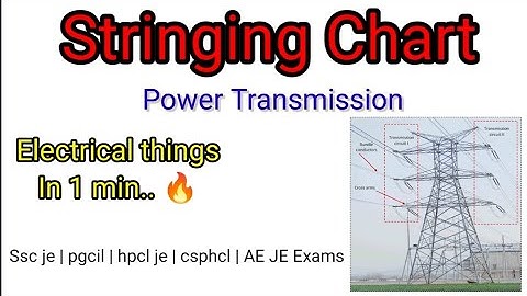 Stringing Chart ( Power System)#electrical #objectives  #shorttopics #powersystem