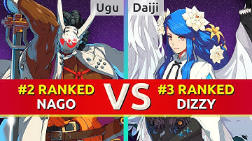 GGST ▰ Ugu (#2 Ranked Nagoriyuki) vs Daiji (#3 Ranked Dizzy). High Level Gameplay