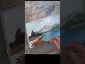 The Art of Landscape Painting Serene Mountain Lake 🏔️🎨Short