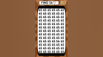 Find The Odd Number 56 #iqtest #quiz #shoot #oddoneout