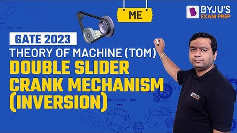 Double Slider Crank Mechanism (Inversion) | Theory of Machines (TOM) | GATE Mechanical (ME) 2023