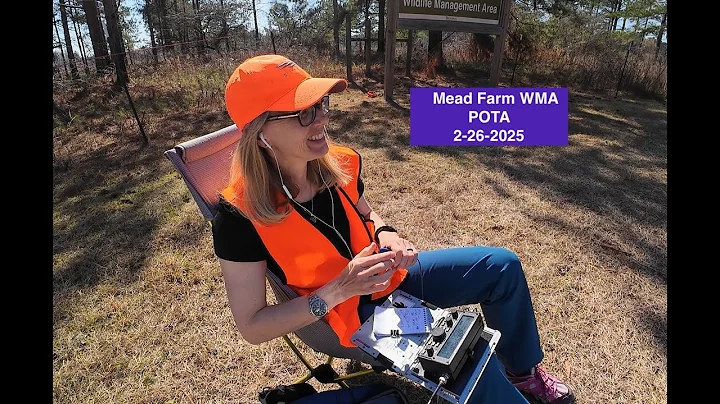 Mead Farm POTA 2-26-2025 #hamradio #pota #parksontheair #cw #morsecode #morse #potababe #qrp  #licw