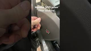 Ford Mondeo 2015 polen filter location