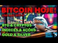 Segunda 25/11 - BITCOIN HOJE! SP500, MERCADO INTERNACIONAL, BITCOIN, ALTCOINS, PROJETOS E TRADES!