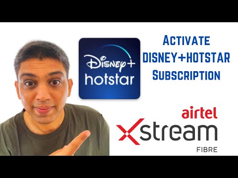 How To Activate DISNEY+HOTSTAR Subscription Airtel | Activate HOTSTAR  Mobile Edition (2022)